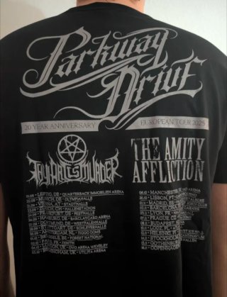 CAMISETA NEGRA - PARKWAY DRIVE / WOLF - XL y más..