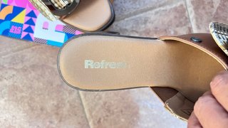 Sandalias Refresh Beige y Marrón