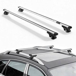 Roof Rack Cross Bars, 90 kg Capacity, Universal Fit for