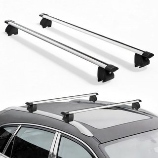 Roof Rack Cross Bars, 75 kg Capacity, Universal Fit for