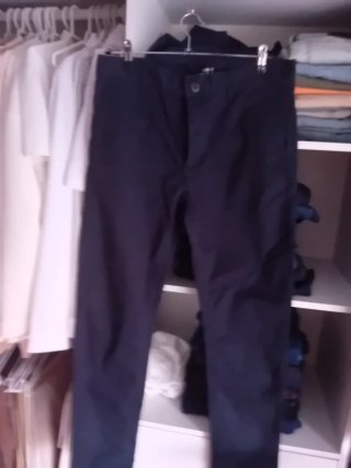 Pantalones Azul Marino Slim Fit