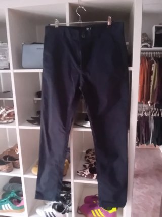 Pantalones Azul Marino Slim Fit