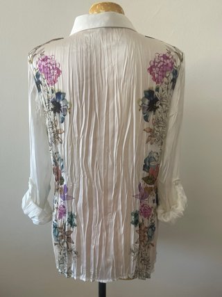 Blusa Tinta Style Talla 48 Floral