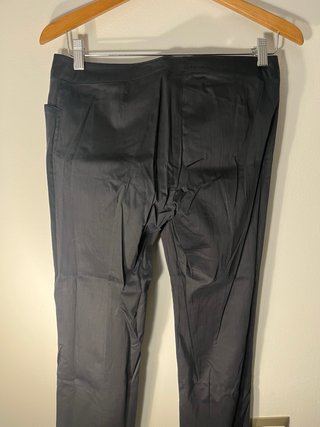Pantalones Massimo Dutti Negros Rayas Finas