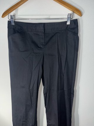 Pantalones Massimo Dutti Negros Rayas Finas