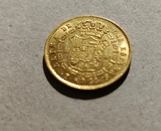 80 Reales Barcelona 1842 Moneda Oro