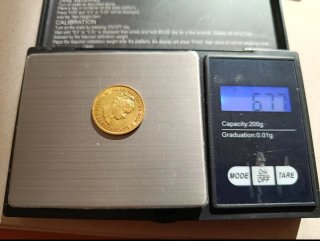 80 Reales Barcelona 1842 Moneda Oro