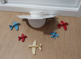 Lámpara infantil aviones