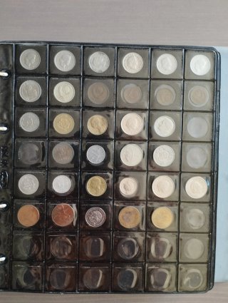 Álbum de monedas extranjeras (250)