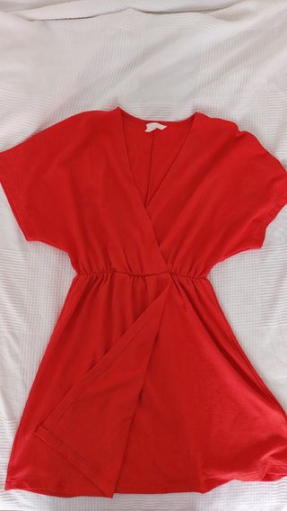 Vestido H&M Rojo Verano Talla L