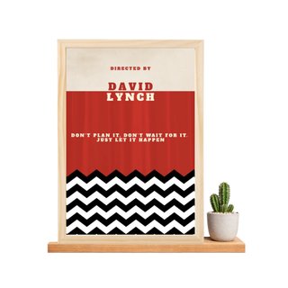 Poster Film Twin Peaks Quadro con Stampa + cornice