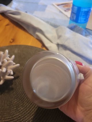 Vaso portacandela medusa beige e oro