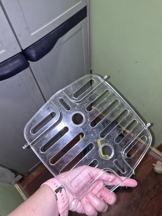 Transportín gato/perro pequeño gris y amarillo
