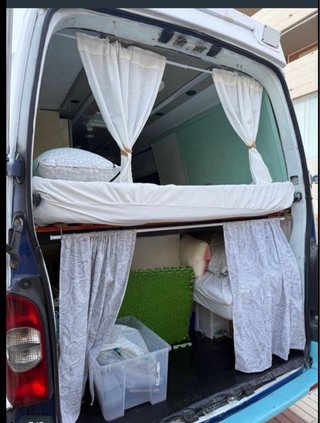 furgo camperizada. camper opel movano L2 H2