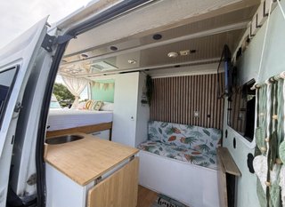 furgo camperizada. camper opel movano L2 H2