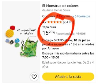 (2-4años)El monstruo de colores