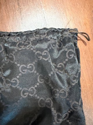 Bolsa de tela Gucci negra