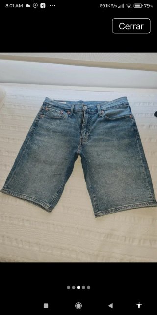 Pantalón corto Levi's hombre azul