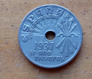 Lote 9 monedas antiguas pesetas España