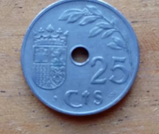 Lote 9 monedas antiguas pesetas España