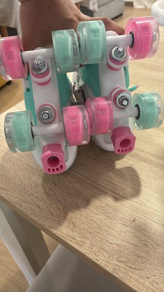 Patines Infantiles Sawyer Rosa y Plateado