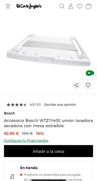 Kit Unión Lavadora Secadora