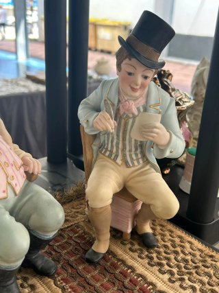Figuras victorianas de porcelana