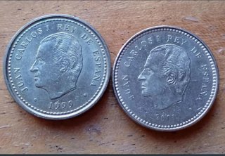 Lote 12 Monedas España: República 1934 y Pesetas