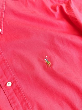 Ralph Lauren Red Shirt Retro Vintage Streetwear