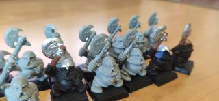 15 Enanos Guerreros Oldhammer Miniaturas
