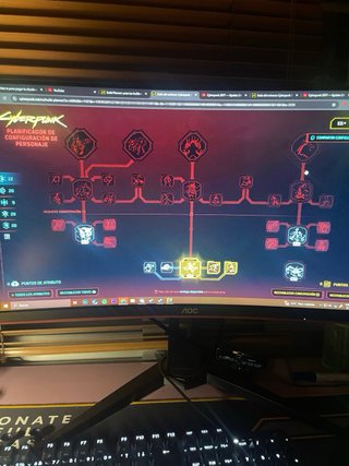 Monitor Gaming AOC 24” curvo 144hz
