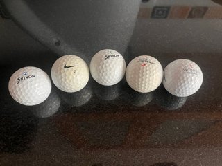 Lote 5 Pelotas Golf Srixon Titleist Nike