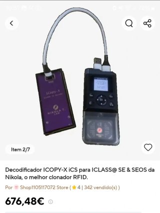 ICopy-X e Decodificador ICS Nikola T. Lab
