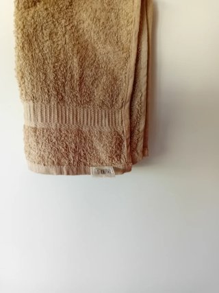 Set 4 Asciugamani Beige Cotone