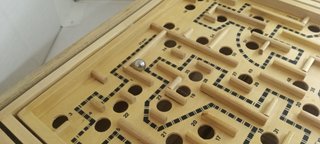 Laberinto de madera clásico con bola colecionistas