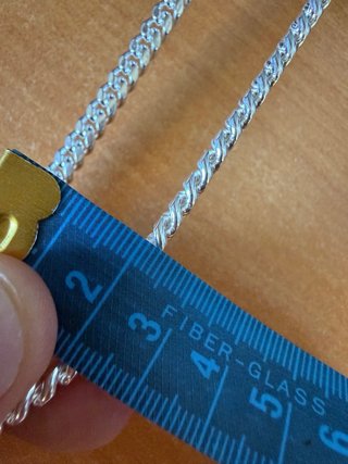 Cadena Cubana Plata de Ley 925 Italiana 50cm - 55g
