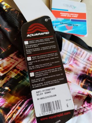 Costume Aquarapid tg. XL tessuto alta qualità