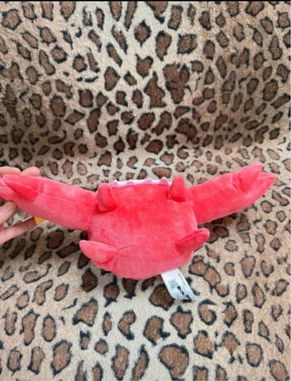 Peluche mostro blu, rosa e giallo