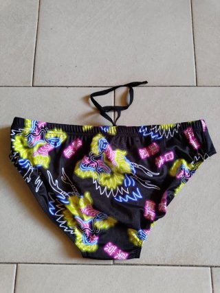 Costume da bagno XL Aquarapid nero multicolore