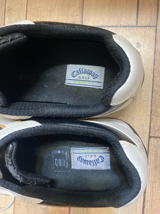Callaway: Zapatos de golf blancos y negros