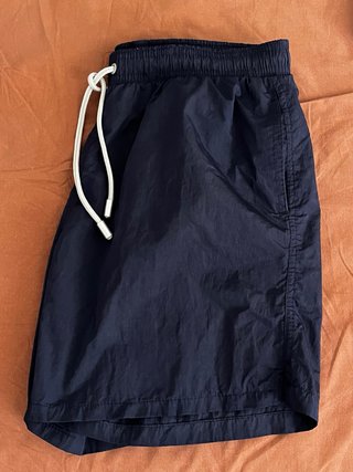 Pantaloncino mare uomo blu taglia L