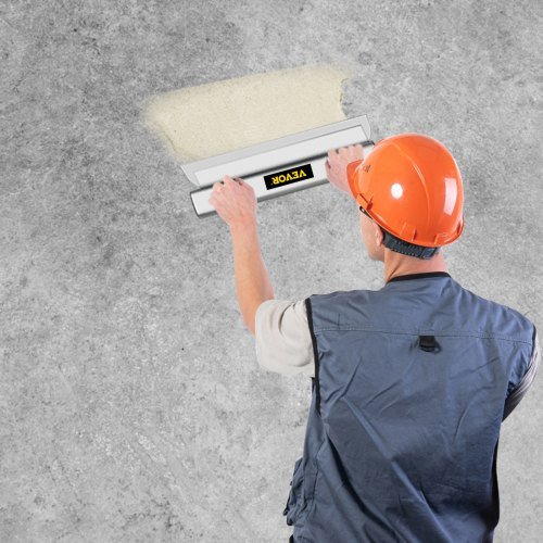 Lama per Levigatura in Gesso, Coltello da Colpo Morbido da 24 Pollici, Spatola in Acciaio Inox, Coperchi ad Alto Impatto per Cartongesso, Gesso, Pannello a Parete, Placca in Gesso