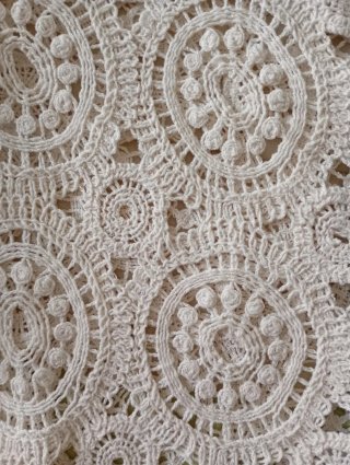 Blusa vaquera y encaje algodón