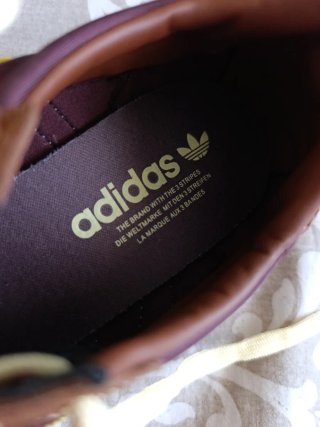 Adidas Bambas Marrones y Moradas
