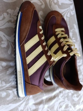 Adidas Bambas Marrones y Moradas
