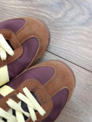 Adidas Bambas Marrones y Moradas