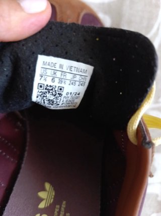 Adidas Bambas Marrones y Moradas