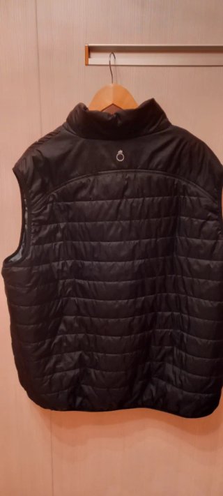 Chaleco acolchado negro
