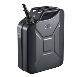 Metal Fuel Container, 20 L, Fuel Jerry Can with Spout and