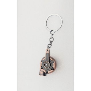 LLAVERO COCHE METÁLICO TURBO BRONCE REGALO